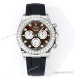 Rolex Mother of Pearl Daytona Diamond Oysterflex Watch C1 Factory Super clone 4131 Movement